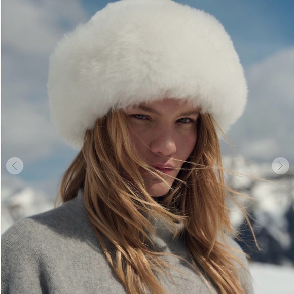 Overland Sheep Co. Accessories - White Alpaca Wool Cossack Hat - NWOT